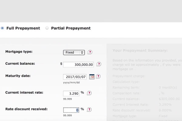 IRD Interest rate differential penalty